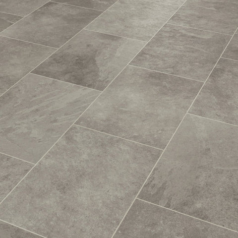 Karndean Luxury Vinyl Knight Tile Rigidcore Grey Riven Slate Swatch