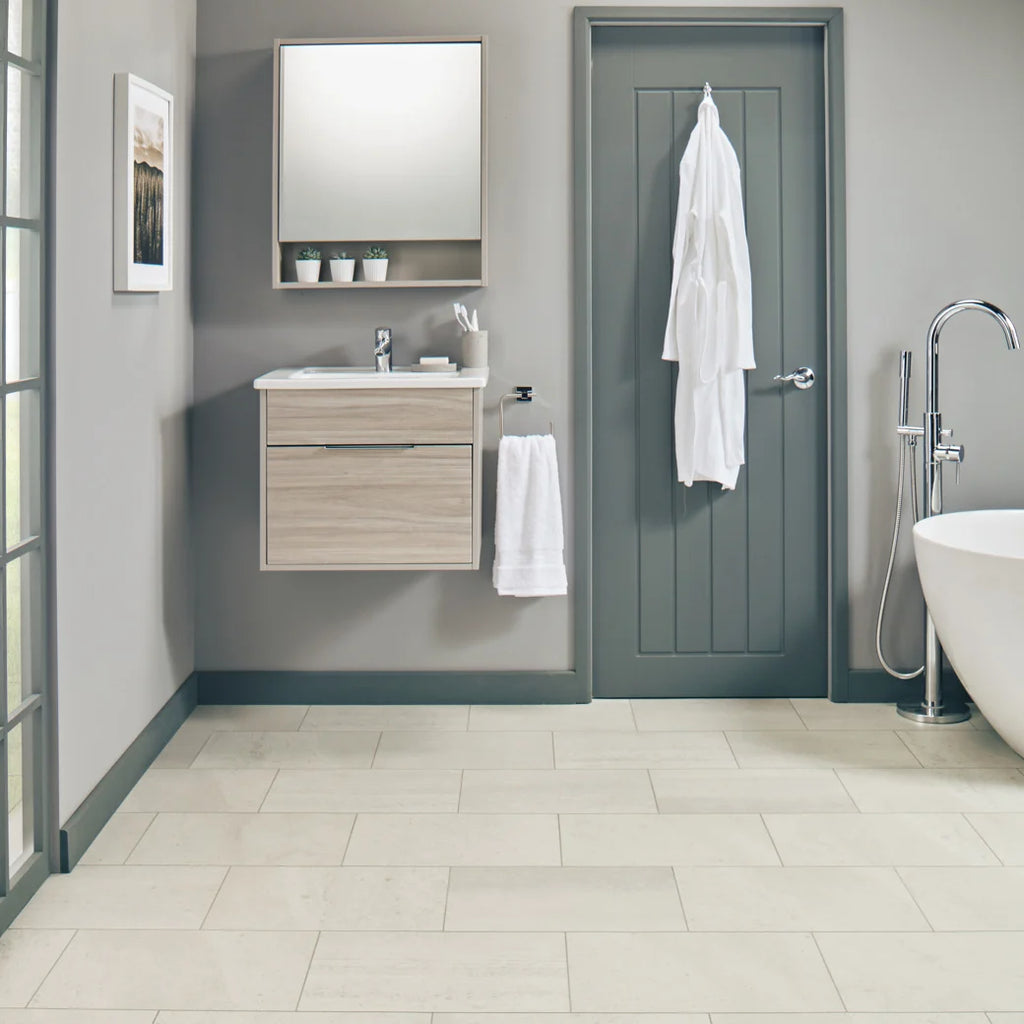 Karndean Luxury Vinyl Knight Tile Rigidcore Honed Oyster Sla