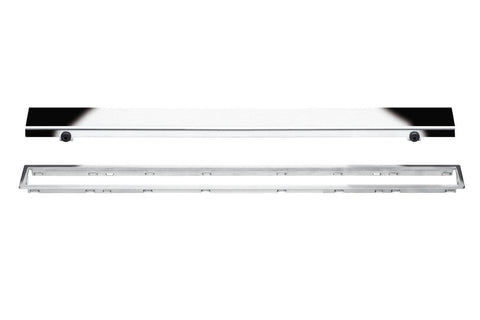 KERDI-LINE 3/4" FRAME 40" SOLID GRATE CHROME
