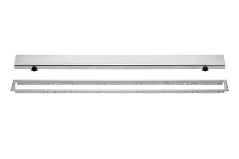 KERDI-LINE 3/4" FRAME 48" SOLID GRATE