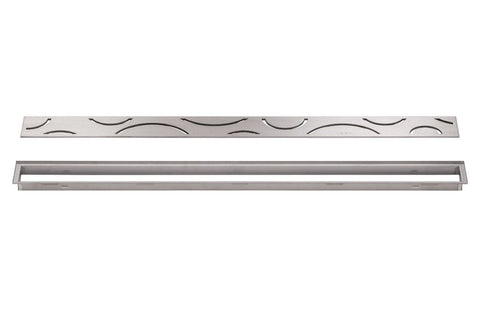 KERDI-LINE 29/32" FRAME 39-3/8" CURVE GRATE