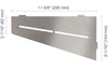SHELF QUADRILAT CORNER PURE BRUSH STN STEEL