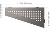 SHELF QUADRILAT CORNER SQUARE PEWTER
