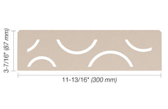 SHELF RECTANGULAR NICHE CURVE CREAM