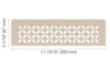 SHELF RECTANGULAR NICHE FLORAL CREAM