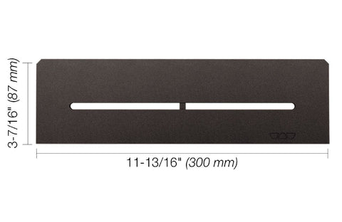 SHELF RECTANGULAR NICHE PURE DK ANTHRACITE