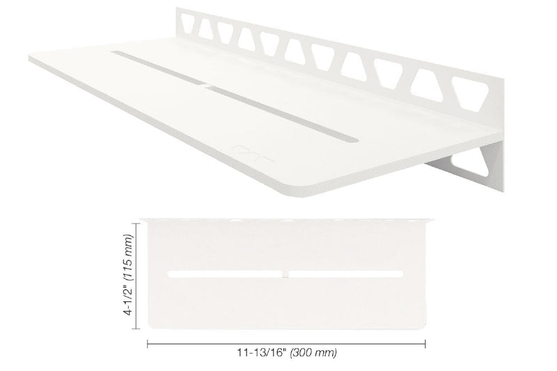 SHELF RECTANGULAR WALL PURE MATTE WHITE