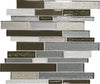 Daltile Crystal Shores Emerald Isle CS96 Random Linear Mosaic Swatch 2