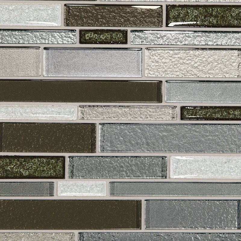 Daltile Crystal Shores Emerald Isle CS96 Random Linear Mosaic