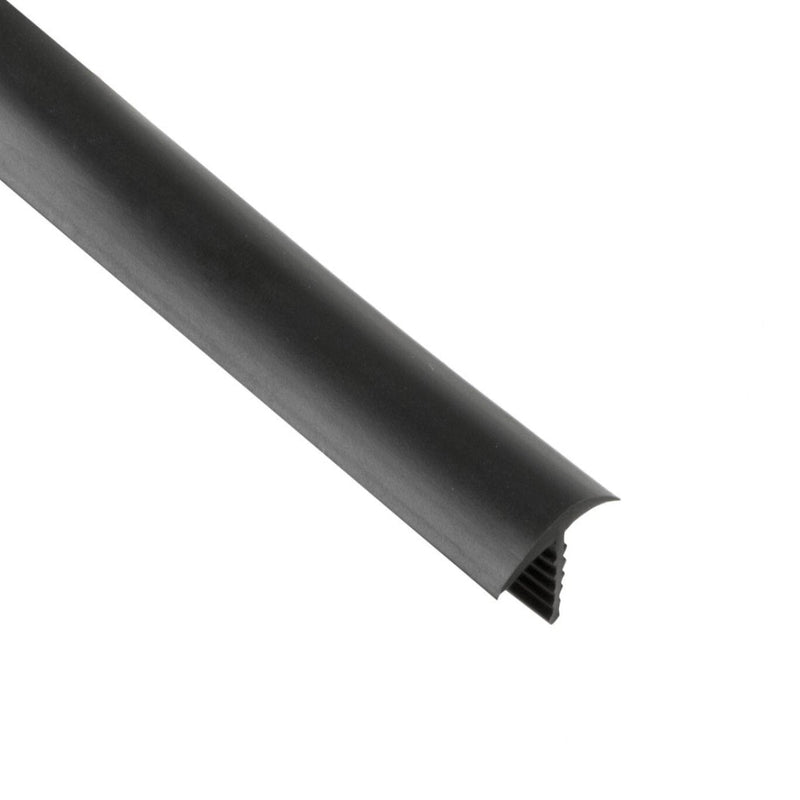 Schluter Shower Profile WSC Semi-Circle Lip Black 8' 2-1/2