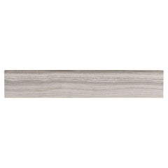 Eramosa Porcelain Tile Collection Silver - 3"x18" Bullnose Swatch