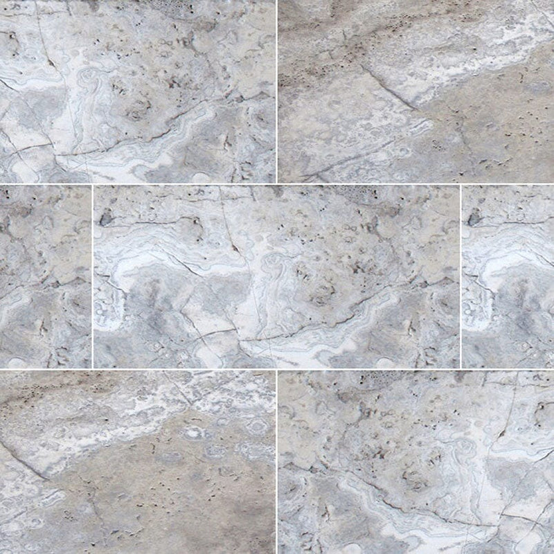 MSI - Pavers - Silver Travertine 12x24