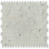 Daltile Statuette Oval 1/2"x1" Silver Satin