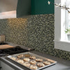 Shaw Tile Awesome Mix Silver Aspen 5/8 Mosaic Wall Room Scene