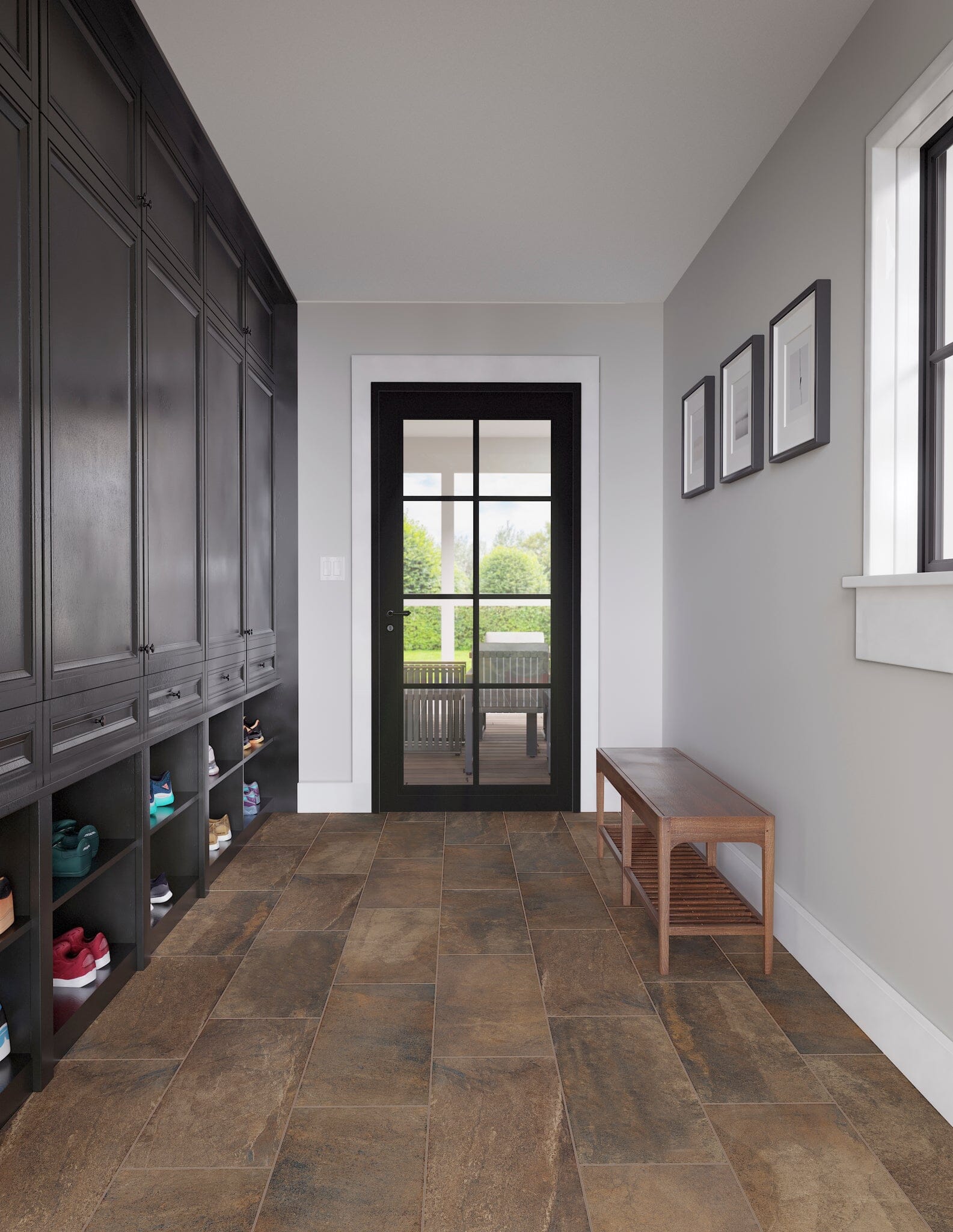Daltile Slate Attache Multi Brown SA08 12