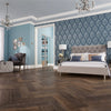 Karndean Luxury Vinyl Korlok Select Salvaged Barnwood 24"x6" Room Scene