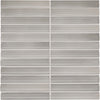 Daltile Artefino Vintage Mosaic Pencil Smokey Gray
