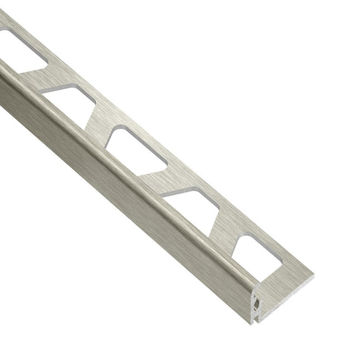 SCHLUTER JOLLY EDGE TRIM ALUMINUM BRUSH NICKEL