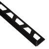 SCHLUTER JOLLY EDGE TRIM ALUMINUM BRIGHT BLACK