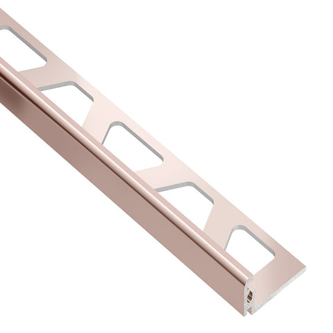 SCHLUTER JOLLY EDGE TRIM ALUMINUM POLISH COPPER