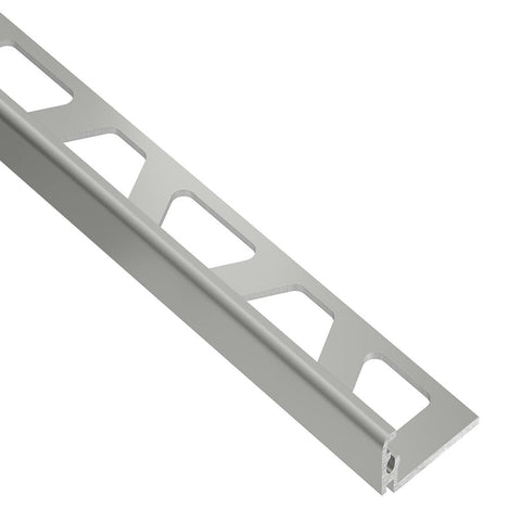 SCHLUTER JOLLY EDGE TRIM ALUMINUM METALLIC GREY