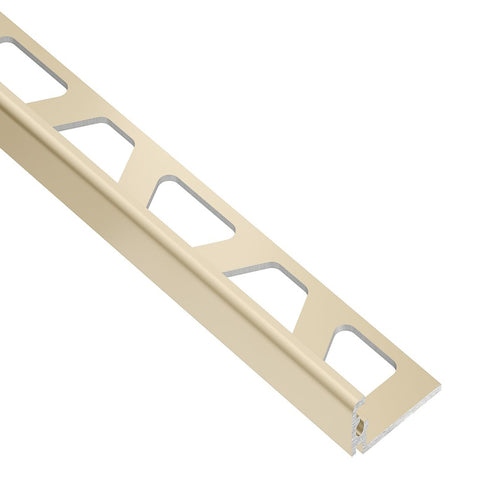 SCHLUTER JOLLY EDGE TRIM ALUMINUM SAND PEBBLE