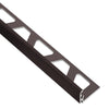 SCHLUTER JOLLY EDGE TRIM ALUMINUM BRONZE