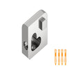 SCHLUTER JOLLY OUT CORNER ALUMINUM POLISHED CHROME
