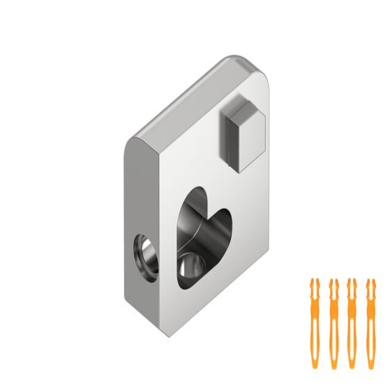 SCHLUTER JOLLY OUT CORNER ALUMINUM POLISHED CHROME