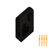 SCHLUTER JOLLY OUT CORNER ALUMINUM BRIGHT BLACK