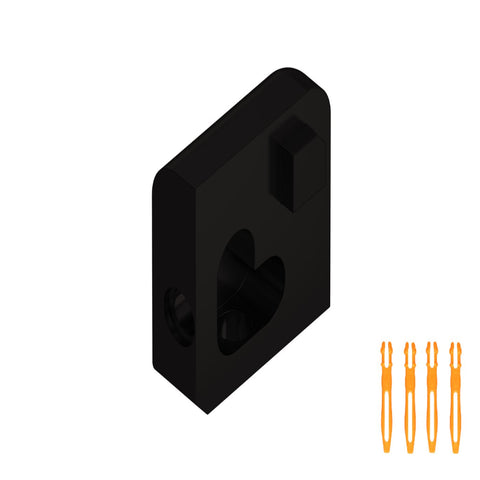 SCHLUTER JOLLY OUT CORNER ALUMINUM BRIGHT BLACK