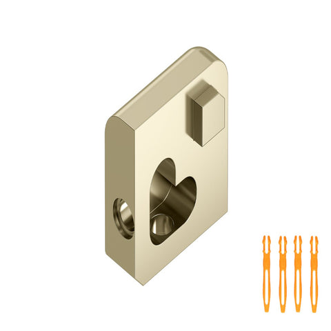 SCHLUTER JOLLY OUT CORNER ALUMINUM POLISHED NICKEL
