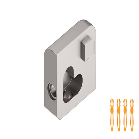 SCHLUTER JOLLY OUT CORNER ALUMINUM SATIN