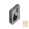 SCHLUTER JOLLY OUT CORNER ALUMINUM METALLIC GREY
