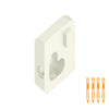 SCHLUTER JOLLY OUT CORNER ALUMINUM WHITE