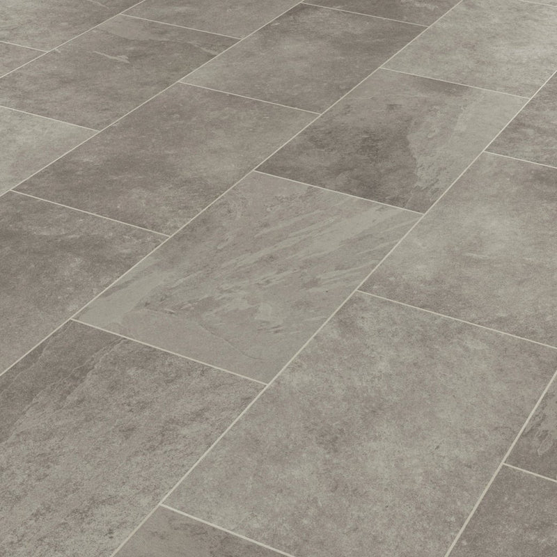 Karndean Luxury Vinyl Knight Tile Grey Riven Slate