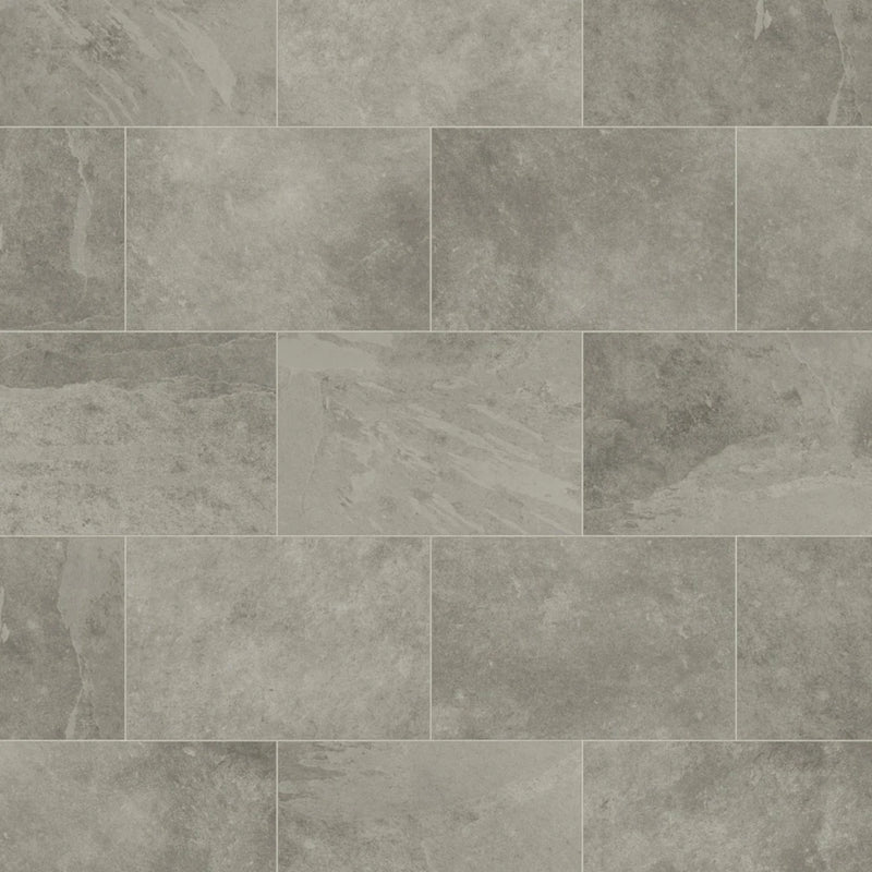 Karndean Luxury Vinyl Knight Tile Grey Riven Slate