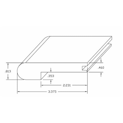 Mannington Park City Latitude Trim Flush Stepnose
