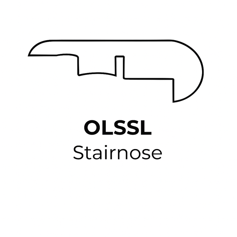 Shaw Oak Crest Trim Overlap Stairnose