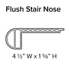 Stanton Old World Trim Flush Stair Nose Max