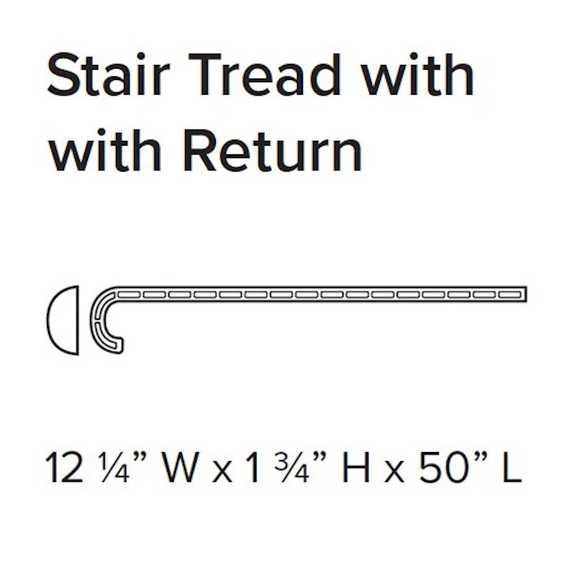 Stanton Ultra Fit Trim Stair Tread with Return