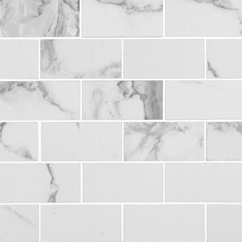 Pietra Porcelain Collection Statuario - 2"x4" Swatch