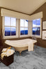 Pietra Porcelain Collection Statuario - 24"x24" Polished Room Scene
