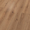 Mohawk PureTech Plus Saylor's Cove Soft Tan Oak LVP close-up angled texture and finish detail