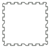 FloorLife Rubber Tile Dimension