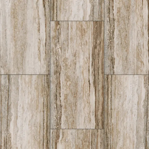 Mannington Luxury Vinyl Adura Pro Loose Lay Tile Granite Stone Textured tile pattern with earthy tones flooring swatch