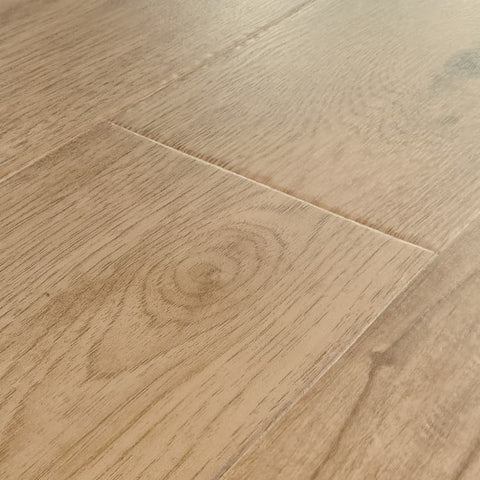 Mannington Luxury Vinyl Adura Apex Lineage Veranda Close-up of wooden flooring with a visible grain and texture swatch