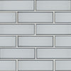 MSI Bevello Glass Tile Ice Subway 2"x6" Swatch
