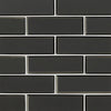 MSI Bevello Glass Tile Metallic Gray Subway Swatch