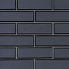 MSI Bevello Glass Tile Vague Blue Subway Swatch